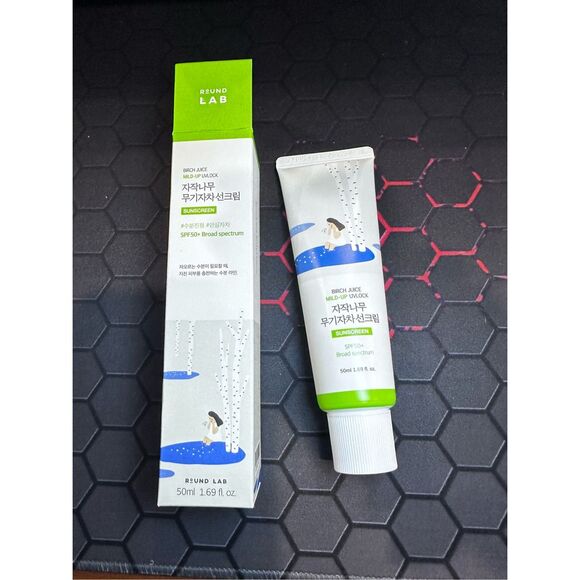 Round Lab Birch Mild-Up Sunscreen UVLock SPF 50+ Broad Spectrum 50ml - Picture 1 of 8